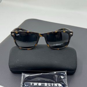 TWO BLIND BROTHERS CAVALIER POLARIZED SUNGLASSES Matte Tortoise  51-19-145